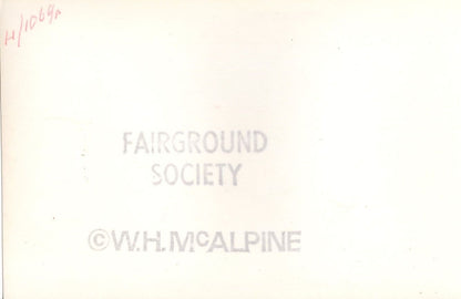 Wheel Of Joy Antique Organ Performers Fairground Society PB Postcard Photo