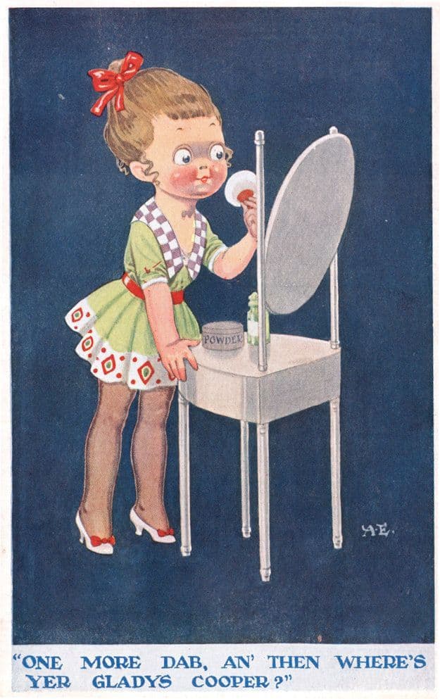 Where Is Gladys Cooper Old Comic Cute Rare Beauty Postcard