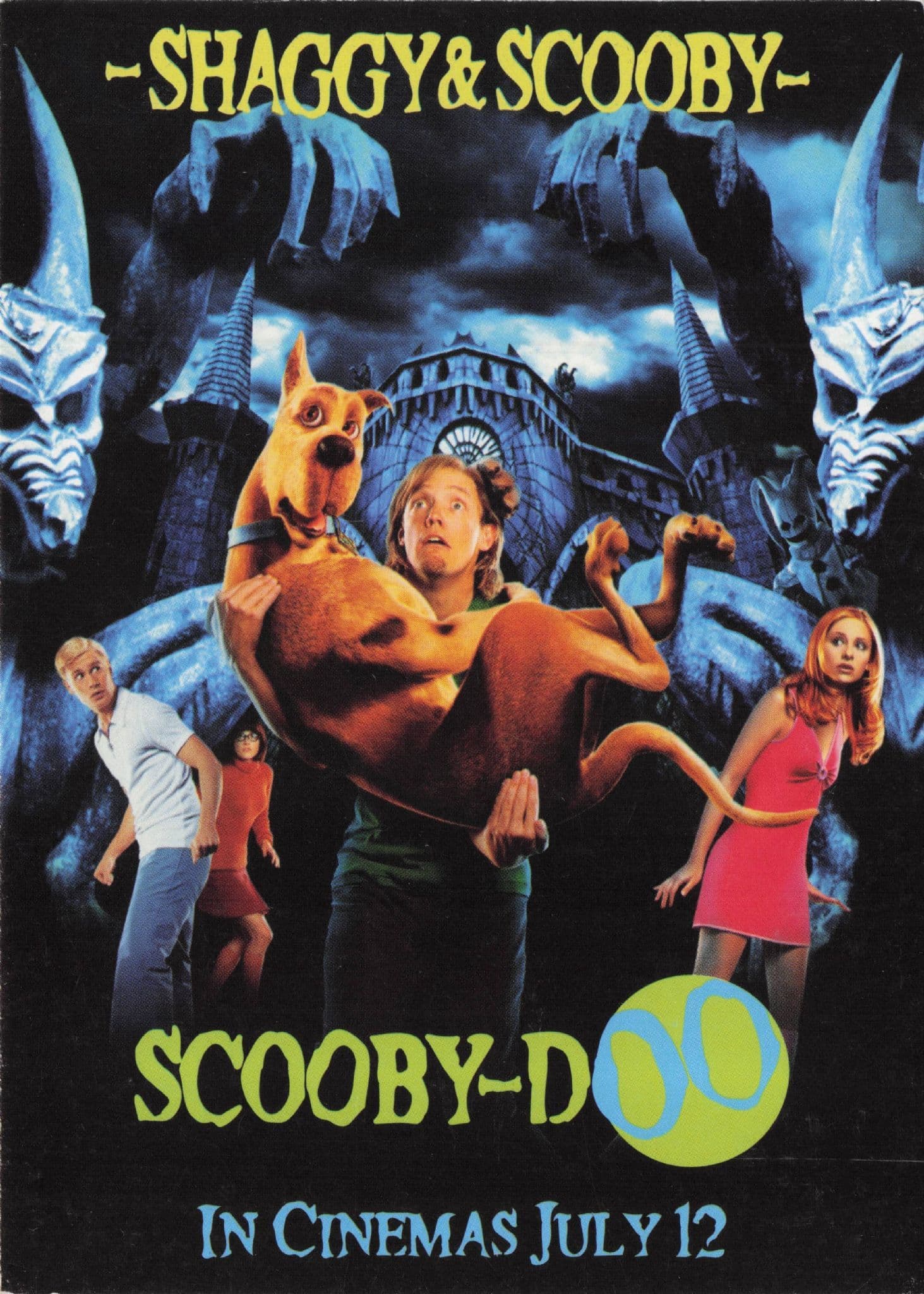 Where's Scooby Doo & Shaggy Film Launch Premiere Poster Postcard