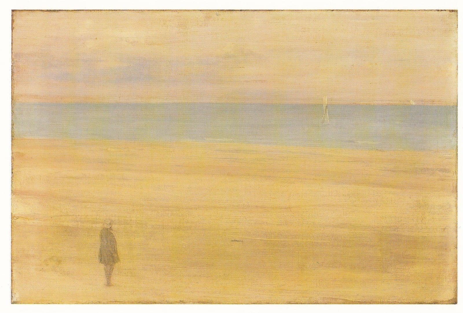 Whistler Harmony In Blue & Silver Trouville Old Painting Tate Gallery Postcard