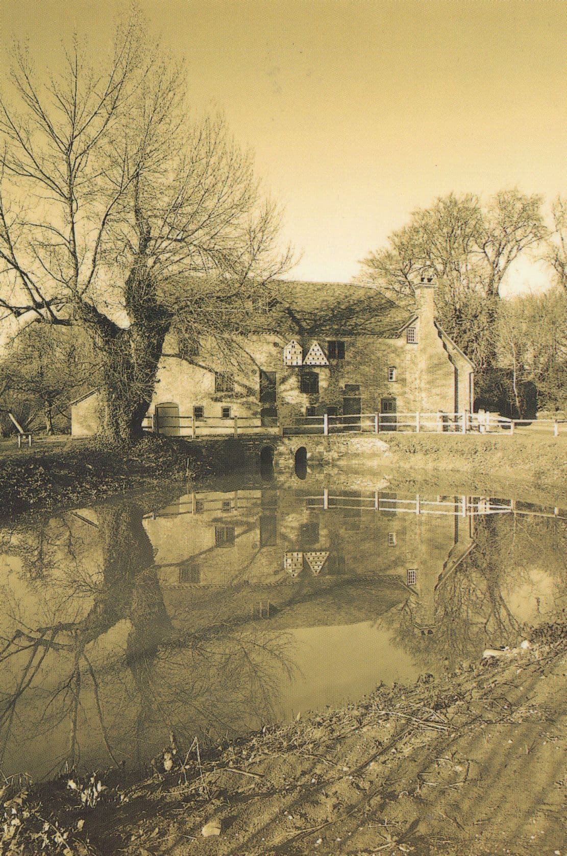 White Grain Mill Sturminster Dorset Postcard