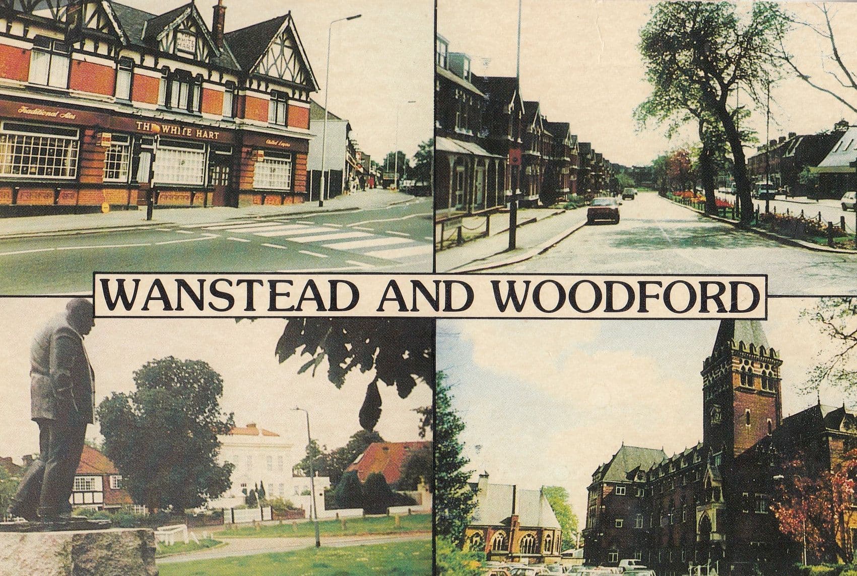 White Hart Woodford Pub Hurst House Wanstead Hospital Postcard