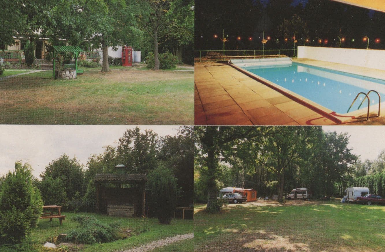 White Rose Club Flaxton York Hotel Caravan Site Postcard