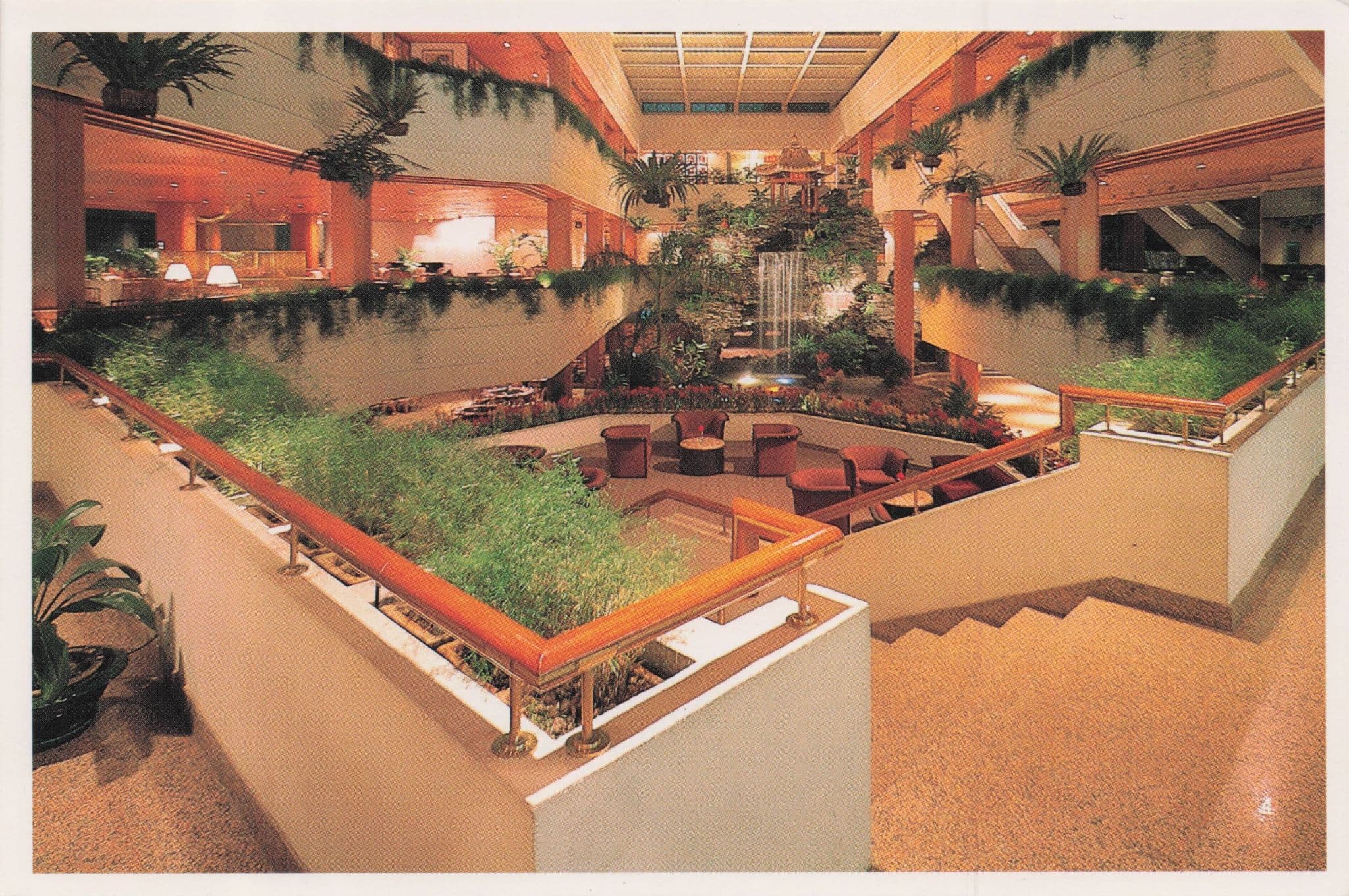 White Swan Hotel Guangzhou China Amazing Interior Postcard
