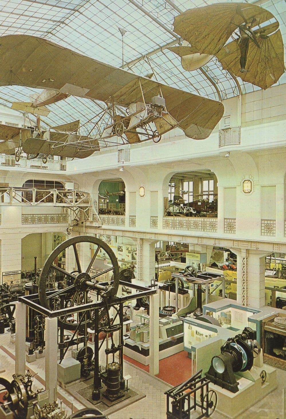 Wien Technical Museum Hand Glider Model Austria Postcard