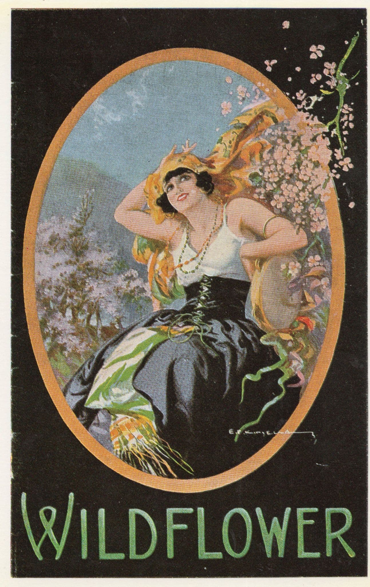 Wildflower Musical Shaftesbury London Theatre Programme Postcard