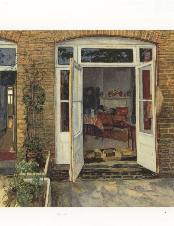 William Bowyer The French Window 1973 Painting Postcard