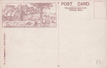 William De Douglas Seal North Berwick Tantallon Castle Phillimore Postcard