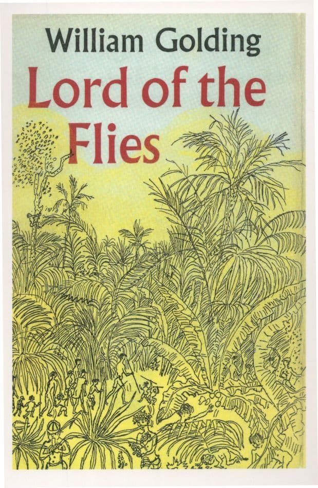 William Goldsmith Lord Of The Flies 1954 Book Postcard
