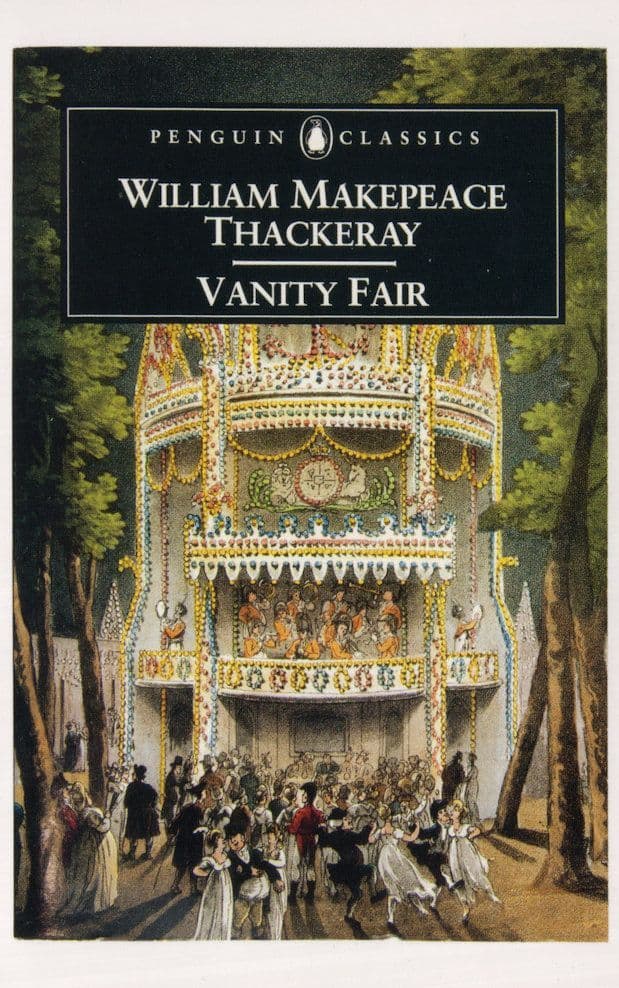 William Makepeace Thackeray Vanity Fair Book Postcard
