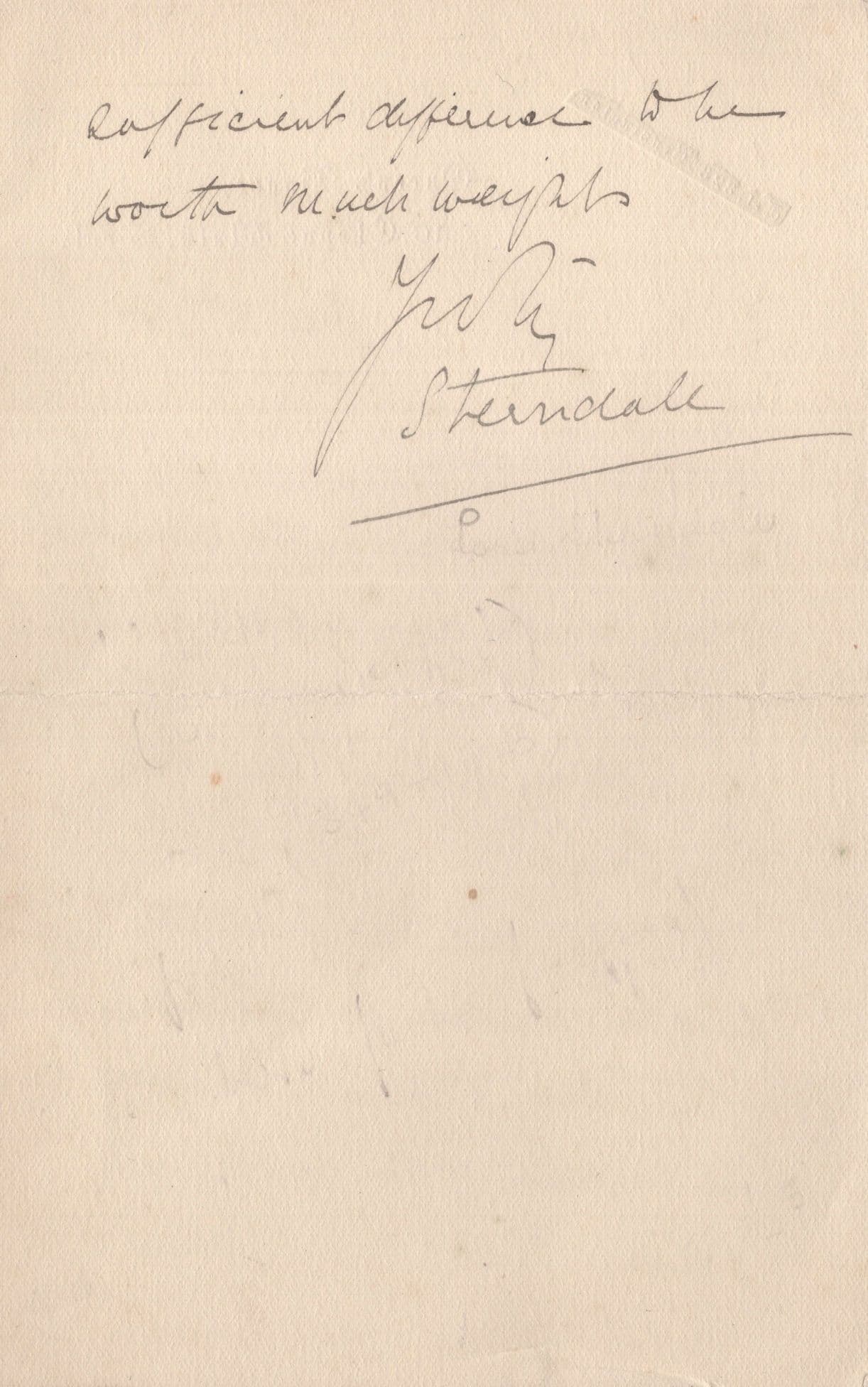 William Pickford 1st Baron Derby Strerndale Judge Old Hand Signed Letter