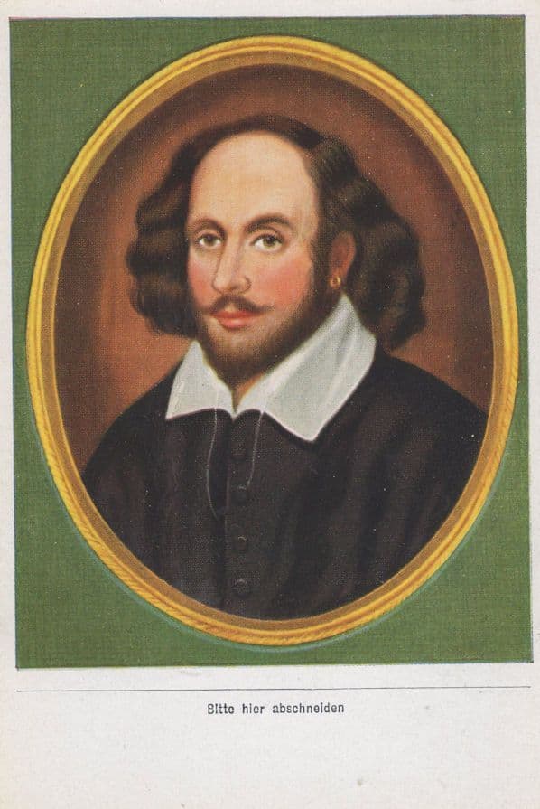 William Shakespeare Play Theatre Antique Rare Cigarette Card