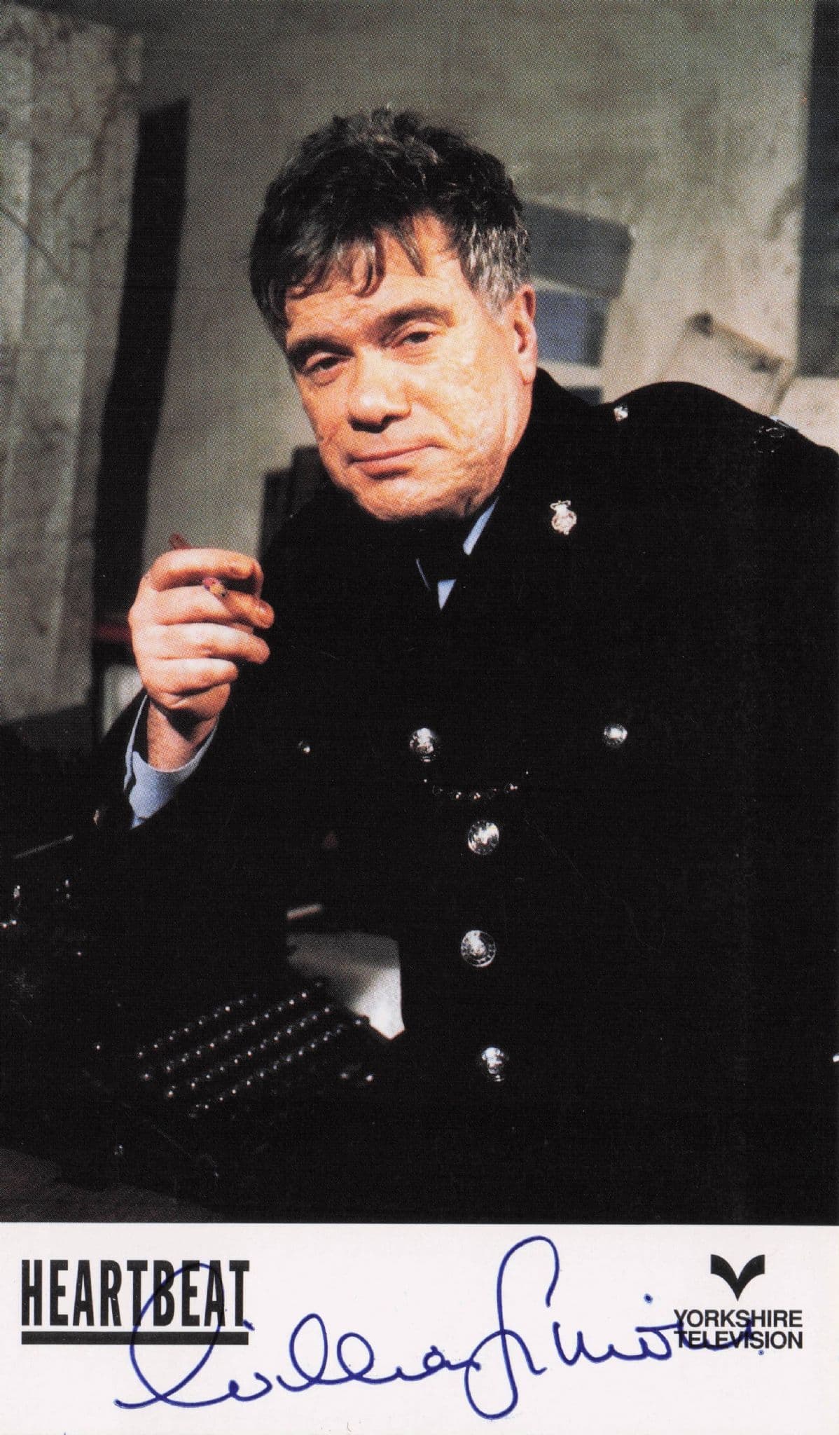 William Simons Alf Ventress Heartbeat Undedicated Hand Signed Cast Photo