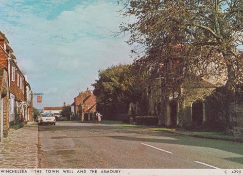 Winchelsea Well Armoury Pub 2x Postcard