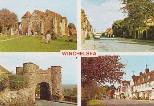 Winchelsea Well Armoury Pub 2x Postcard