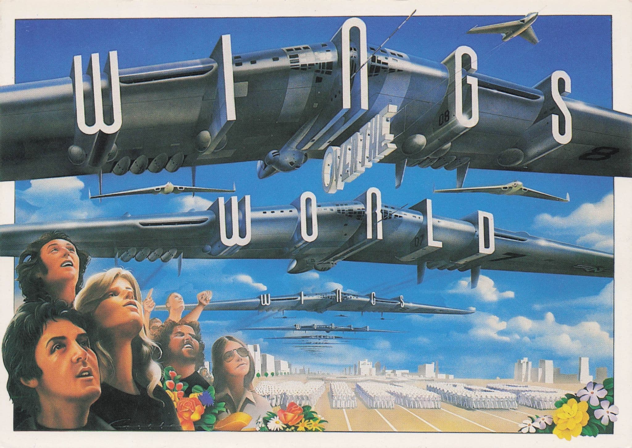 Wings Over The World Paul McCartney The Beatles 1970s Postcard