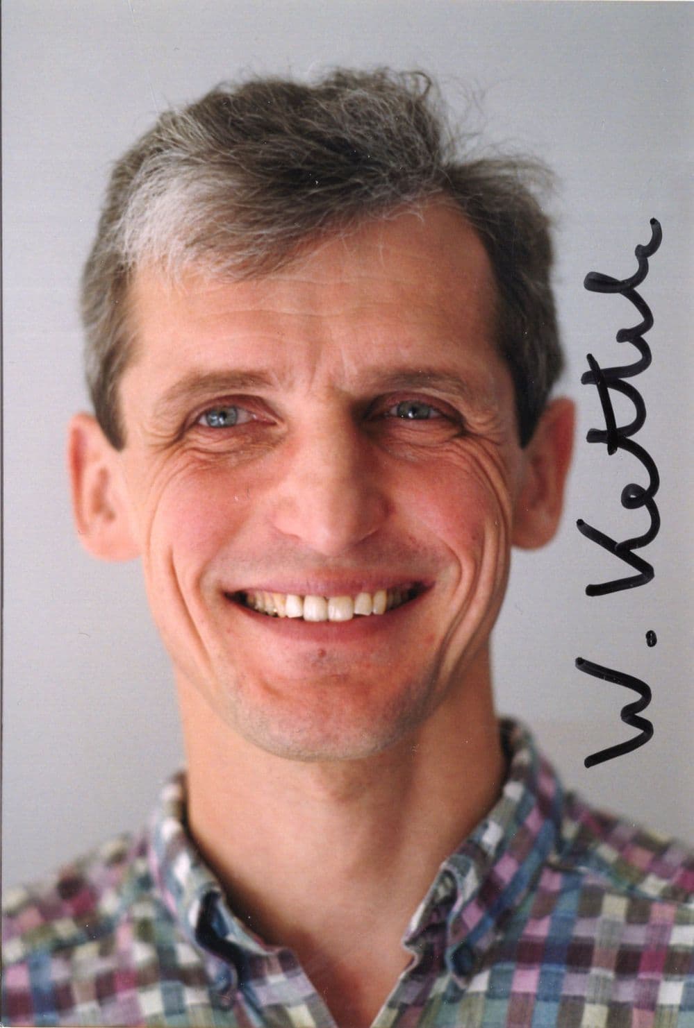 Wolfgang Ketterle Physics Nobel Prize German Hand Signed Photo