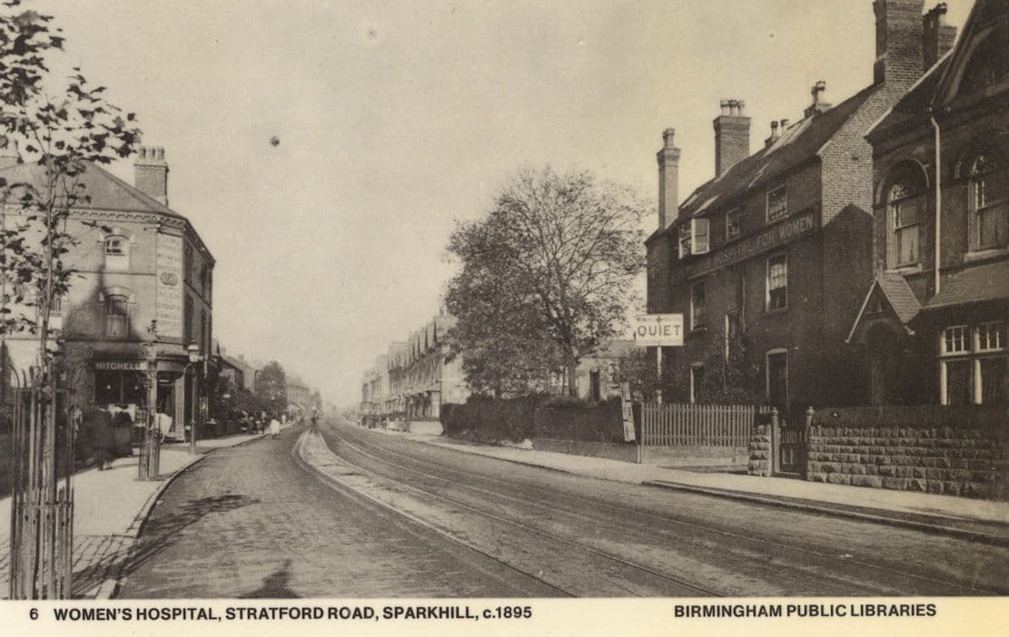 Women's Hospital Stratford Road Sparkhill Birmingham 1950 Rare Photo Postcard