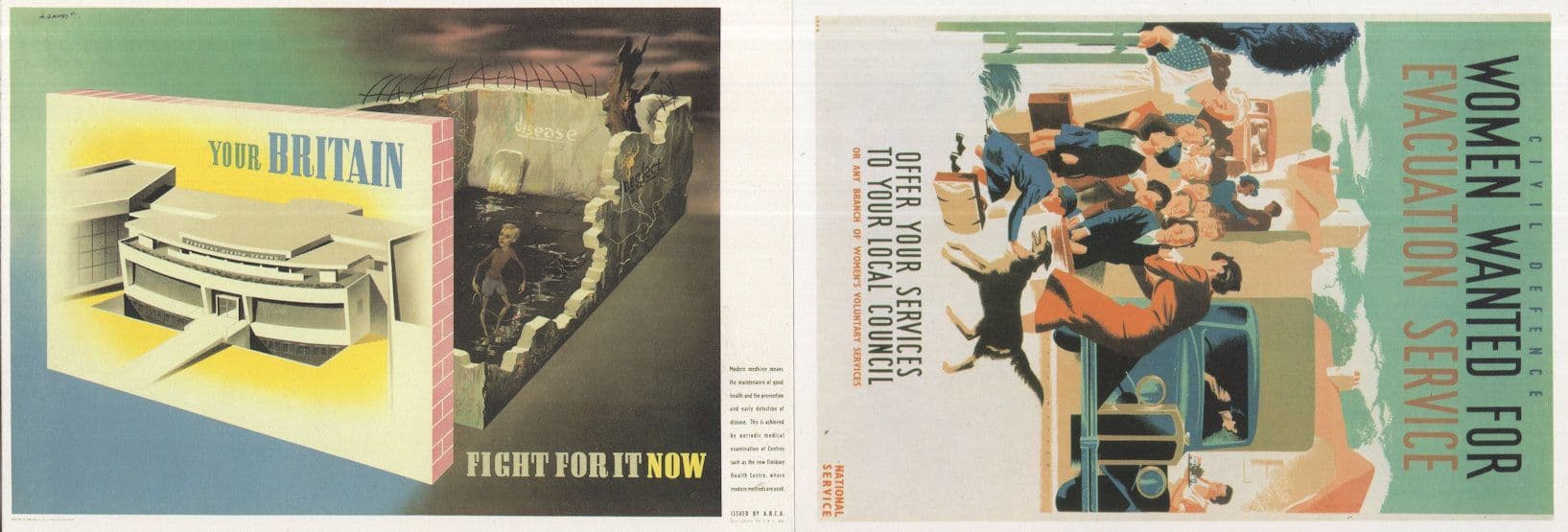 Women Wanted Fight For Your Country 2x War Poster Postcard s