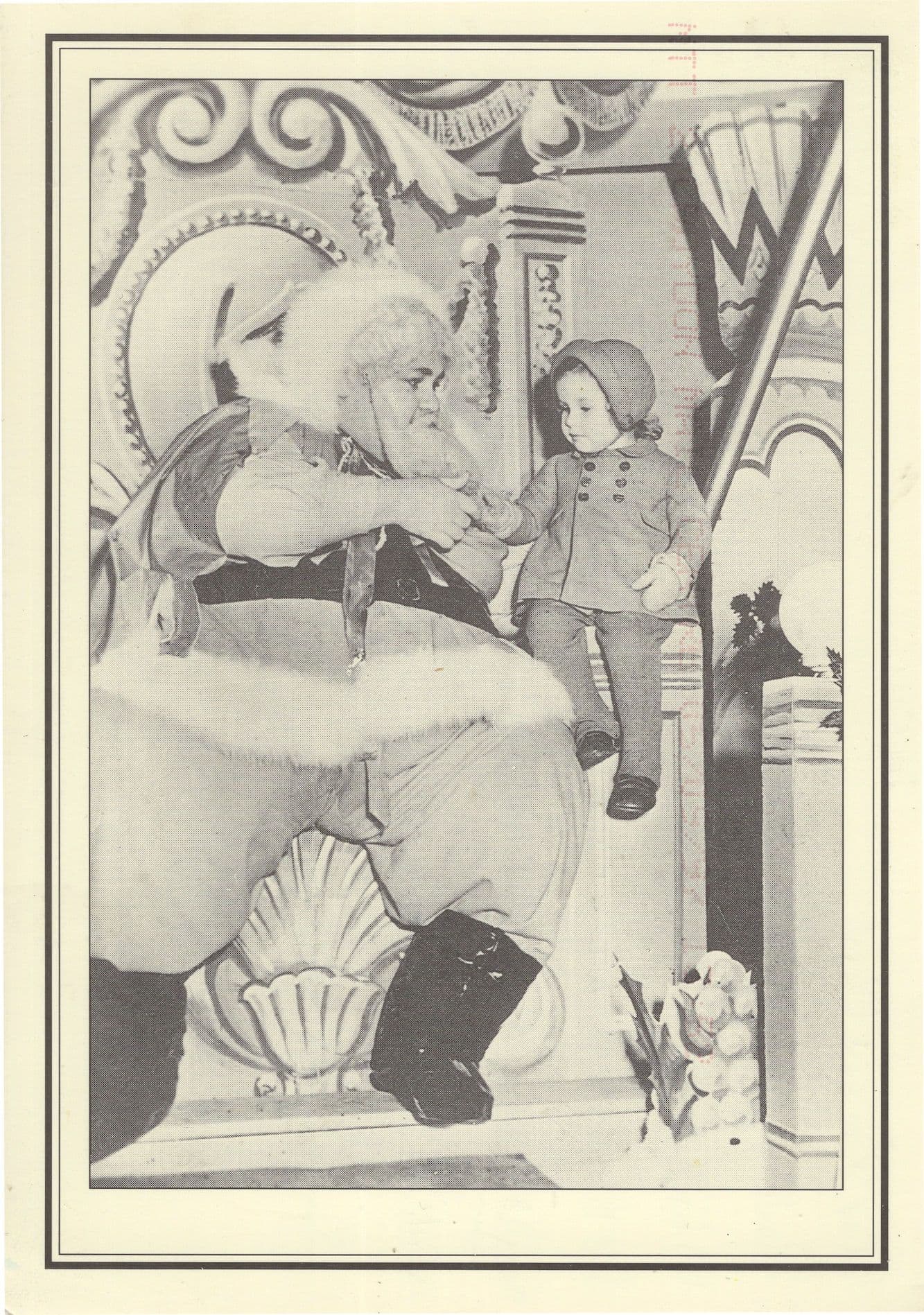 Worlds Heaviest Father Christmas Fattest Surrey Postcard