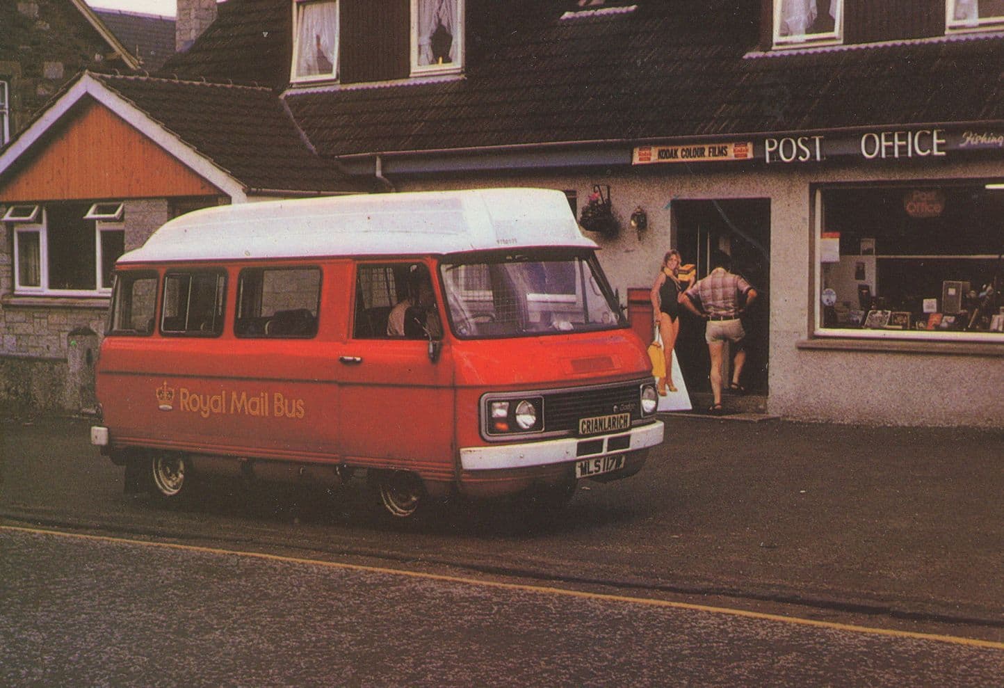 Worsley Manchester Post Bus Office Kodak Camera Sign Postcard