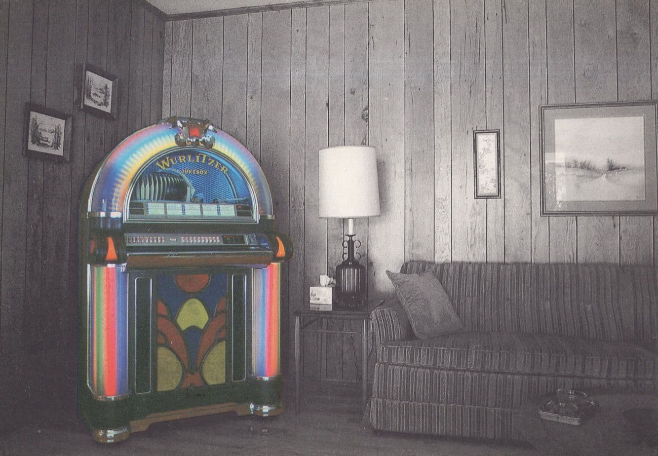 Wurlitzter Juke Box in South Carolina America Rare Postcard