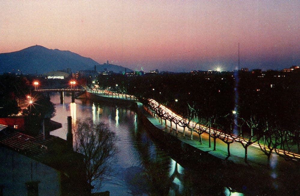 Wuxi River Grand Canal At Night Illuminations China Chinese Postcard