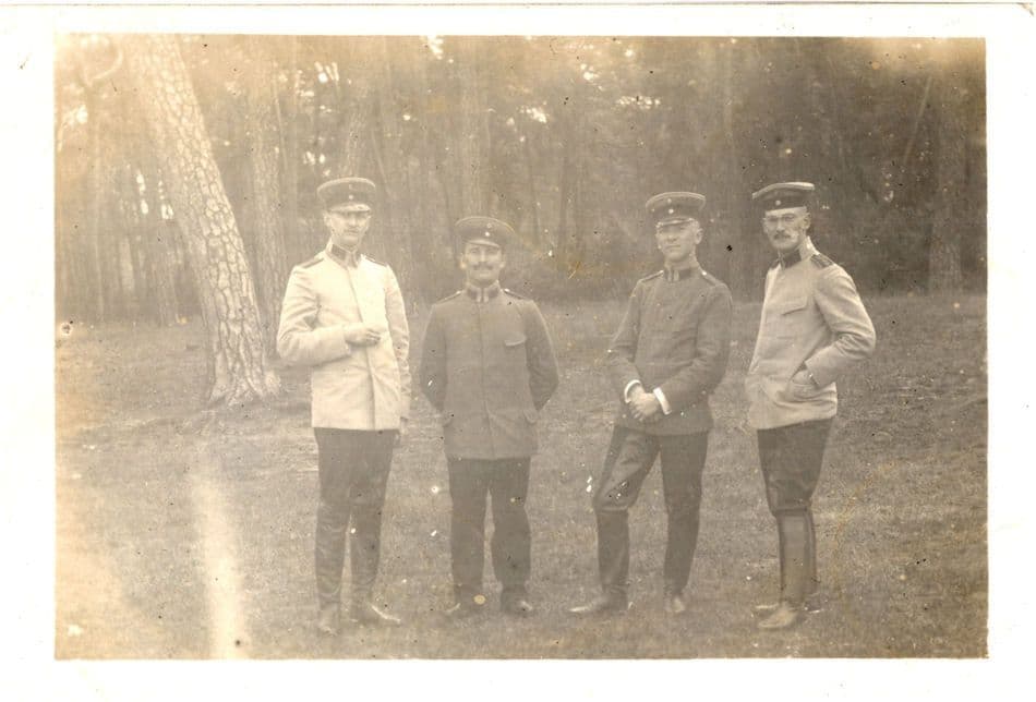 WW1 1915 War German Military Soldiers Group Photo Old Postcard