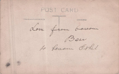 WW1 Ship Captain Possibly Hand Signed Military RPC Postcard