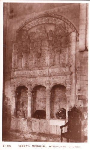 Wymondham Abbots Church Memorial Norfolk Rare Postcard