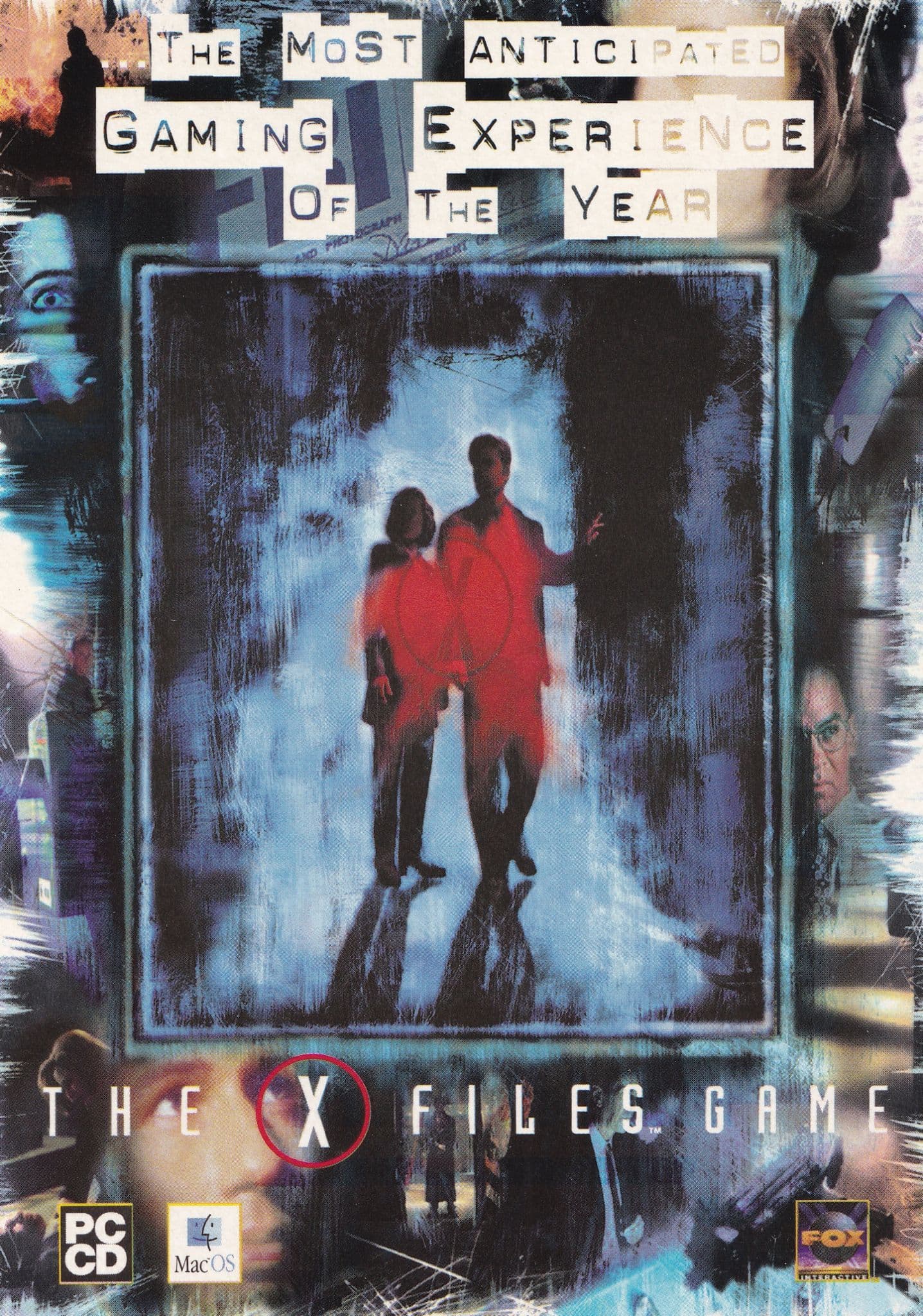 X-Files The PC Computer Game Retro Advertising Postcard