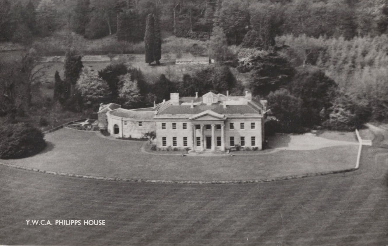 YMCA Philipps House Dinton Wiltshire From Guest Old RPC Postcard