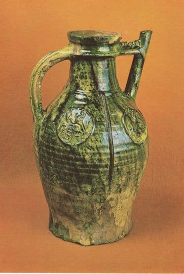 Yorkshire Saer De Quinci Knight & Lion Antique Jug Postcard