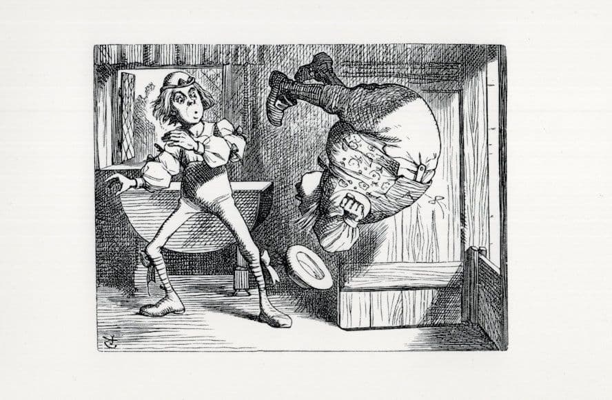 You Are Old Father William Alices Adventures In Wonderland Postcard