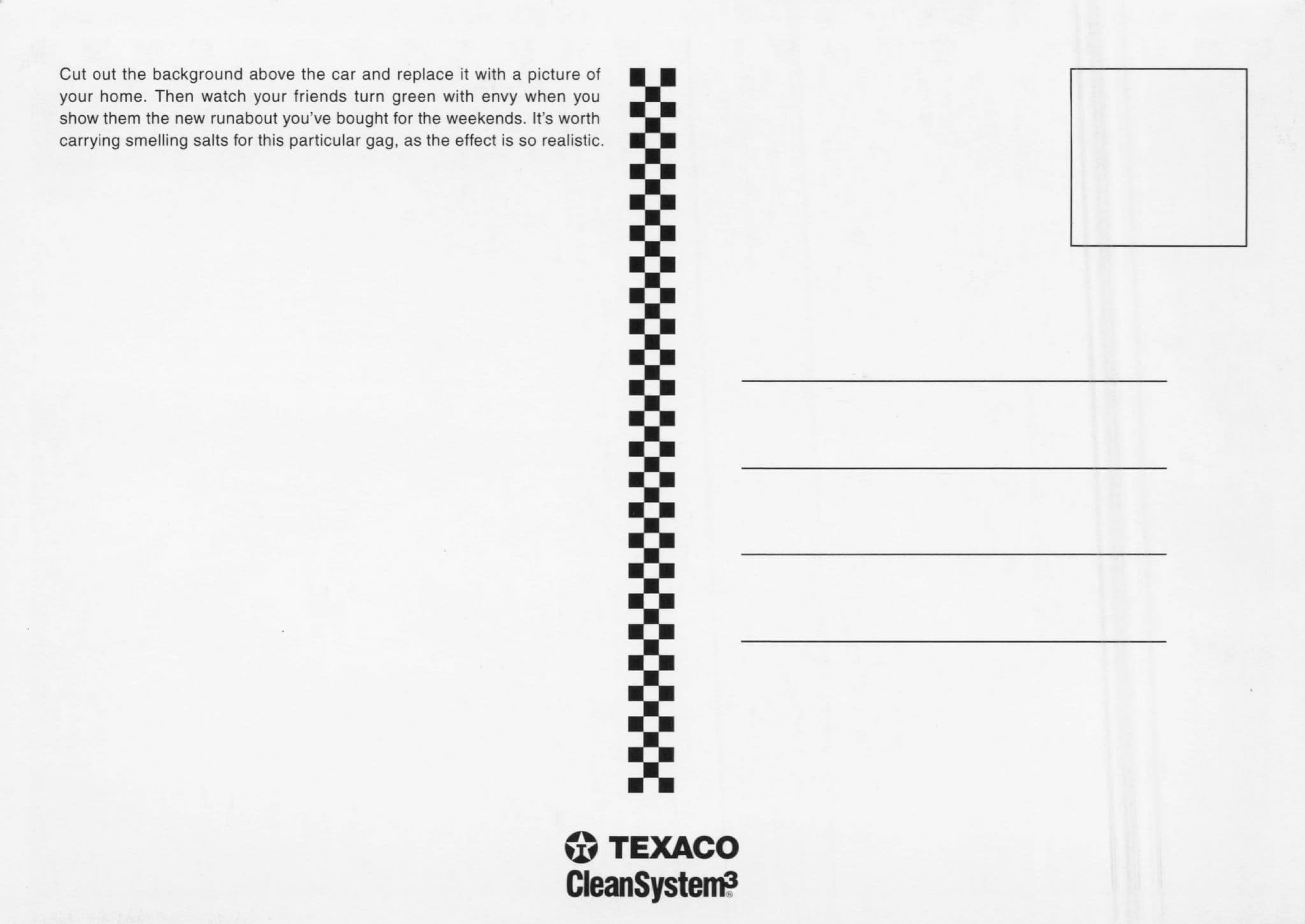 You Live By The Texaco F1 Formula 1 Grand Prix Team Postcard