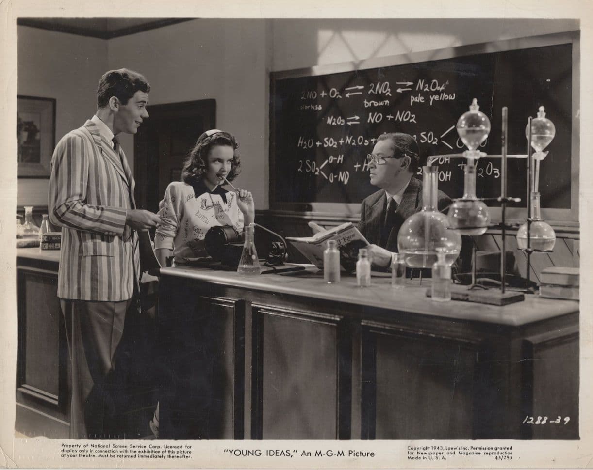 Young Ideas Einstein Science Teacher Mary Astor Film Old Press Photo