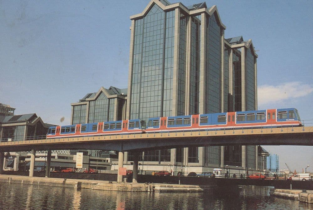 Your Traffic Manager For Docklands Railway London Postcard