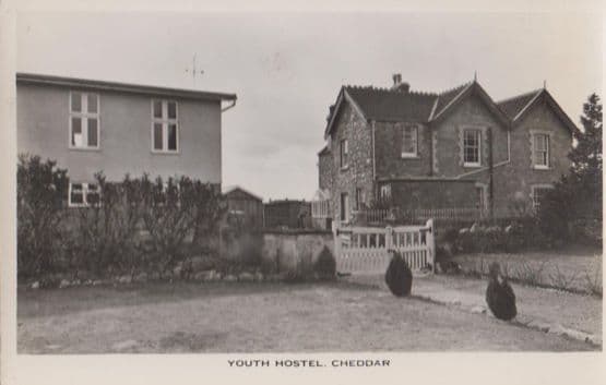 Youth Hostel Cheddar Somerset Rare Real Photo Postcard