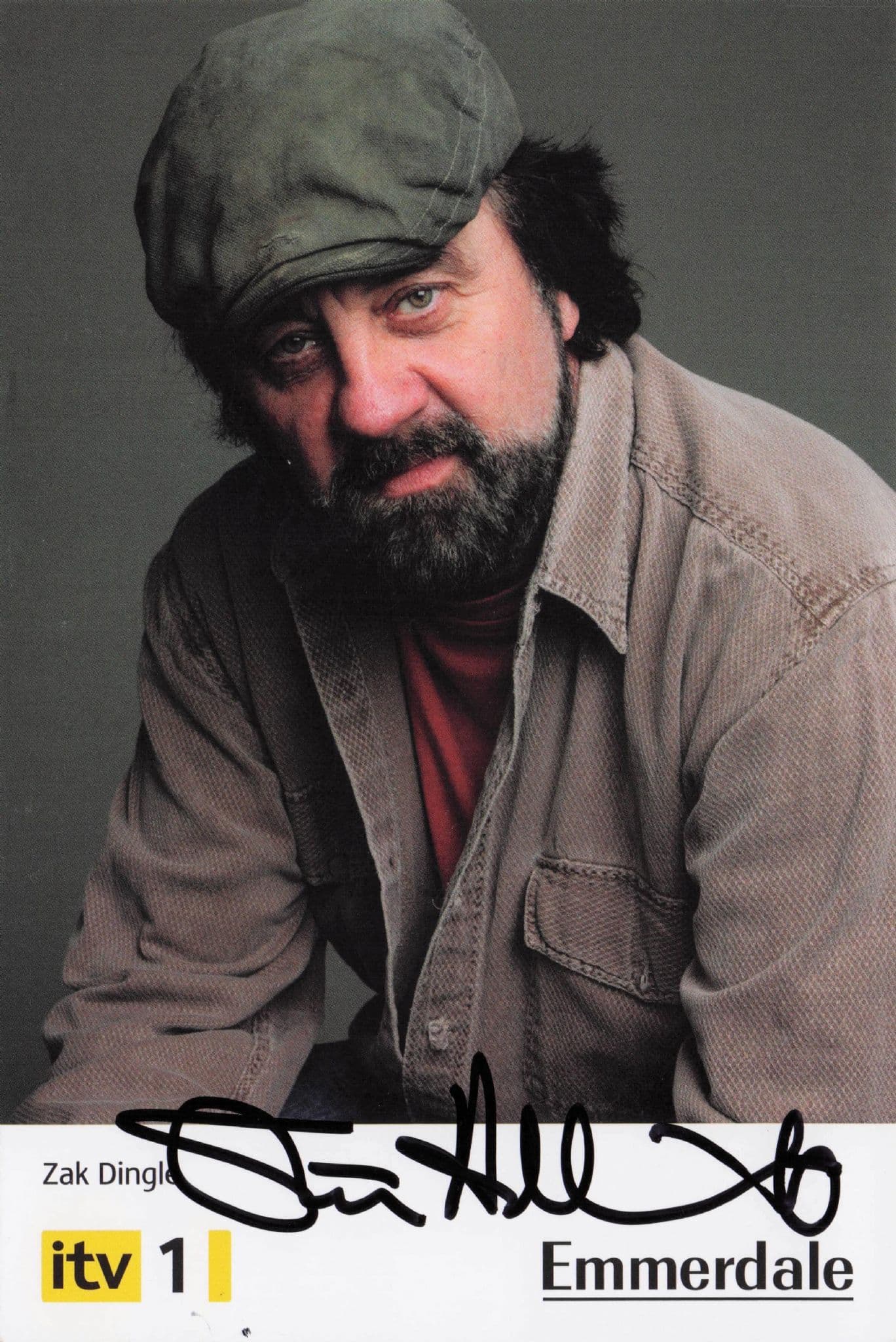Zak Dingle ITV Emmerdale Alternative Hand Signed Cast Card Photo (1)