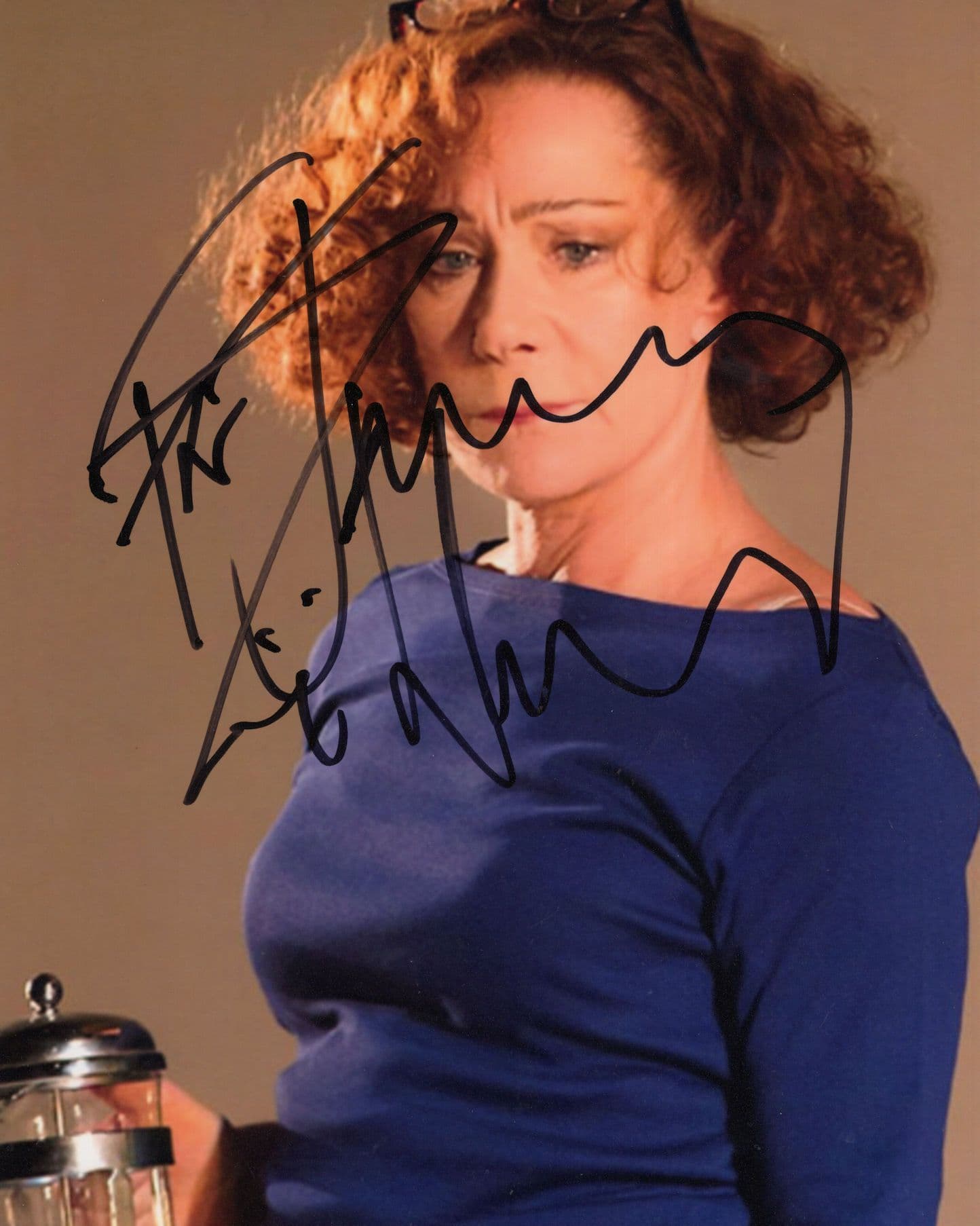 Zoe Wanamaker Edith Piaf Harry Potter10x8 Hand Signed Photo